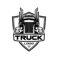 Transport Truck creative Logo design inspiration Royalty Free Stock Photo