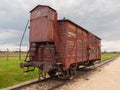 Transport wagon in concentration camp