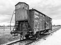 Transport wagon in concentration camp