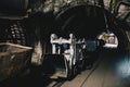 Transport wagon in underground coal mine