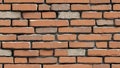 Vintage Red Brick Wall Seamless Texture. AI Generation Royalty Free Stock Photo