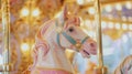 Transport yourself to a fairytale world with our Vintage Carousel backdrop featuring an enchanting carousel horse and a