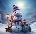 Transport yourself to a magical world where snowmen are more than just frozen figures.