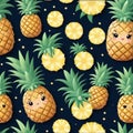 Pineapple Pattern Delight, AI