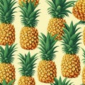 Pineapple Pattern Delight, AI