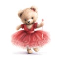 Transport yourself to a world of cute ballerina teddy bears