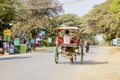 Transportation in Bagan, Myanmar Royalty Free Stock Photo