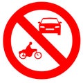 transportation circle signs warning cautions