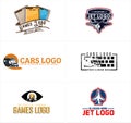 Transportation and game logos