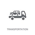 Transportation icon. Trendy Transportation logo concept on white Royalty Free Stock Photo