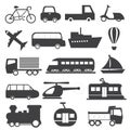 Transportation Icons Vector Collection