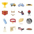 Transportation, mine, space and other web icon in cartoon style.Furniture, sport, wedding icons in set collection.