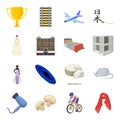 Transportation, mine, space and other web icon in cartoon style.Furniture, sport, wedding icons in set collection.