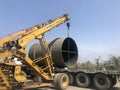 Tranportation of Penstock Pipe