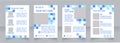 Transportation service advertising blank brochure layout design. Vertical poster template set with empty copy space for text. Royalty Free Stock Photo