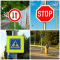Transportation sign Royalty Free Stock Photo