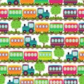 Transportation Themed Seamless Tileable Background Pattern Royalty Free Stock Photo