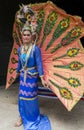 Transsexuals in stage costumes on the Elephant show