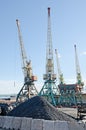 Transshipment port crane