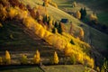 Transylvania landscape in autumn time , Romania country side