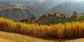 Transylvania landscape in autumn time , Romania country side