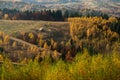 Transylvania landscape in autumn time , Romania country side