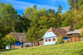 Transylvanian houses and culture,Astra Ethnographic Museum in Sibiu,Romania Royalty Free Stock Photo