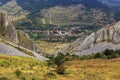 Transylvanian village in a mountainous region, Rametea Royalty Free Stock Photo