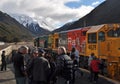 TranzAlpine Train, Arthurs Pass, New Zealand Royalty Free Stock Photo