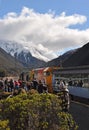 TranzAlpine Train, Arthurs Pass, New Zealand Royalty Free Stock Photo