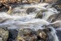 trap falls brook cascading through the wilderness Royalty Free Stock Photo