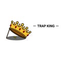 Trap rat cheese king crown creative illustration