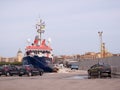 Sea-watch 4 rescue ship in the port of Trapani