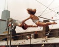 Circus Daredevils Perform at 1978 ChicagoFest