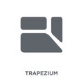 Trapezium icon from Geometry collection.