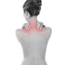 Trapezius and nape ache Royalty Free Stock Photo