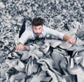 Trapped by bureaucracy Royalty Free Stock Photo