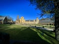 Trappist Cistercian Orval Abbey or Abbaye Notre-Dame d`Orval, Trappist beer, Villers-devant-Orval, Luxembourg,