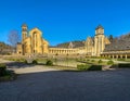 Trappist Cistercian Orval Abbey or Abbaye Notre-Dame d`Orval, Trappist beer, Villers-devant-Orval, Luxembourg,