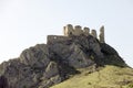 Coltesti fortress built in 13th century on a rocky height in Transylvania Romania, Europe