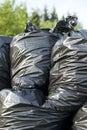 Trash bags Royalty Free Stock Photo