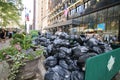 Trash bags in New York City