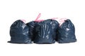 Trash bags Royalty Free Stock Photo