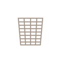 Trash basket icon, vector illustration Royalty Free Stock Photo