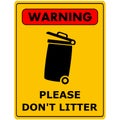 Trash bin icon