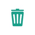 Trash bin icon graphic design template vector Royalty Free Stock Photo