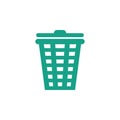 Trash bin icon graphic design template vector Royalty Free Stock Photo