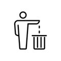 Trash bin, tidyman icon great for any use.