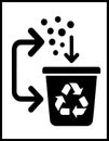 Trash Can Delete Bin Vector Icon Royalty Free Stock Photo