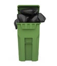 Trash Can Isolated Royalty Free Stock Photo